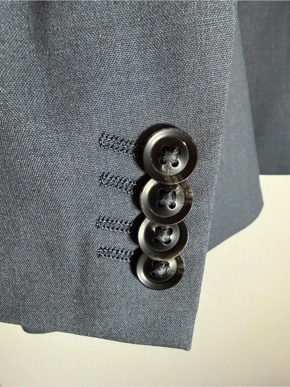 Topman Men's Light Gray Two-Button Blazer
